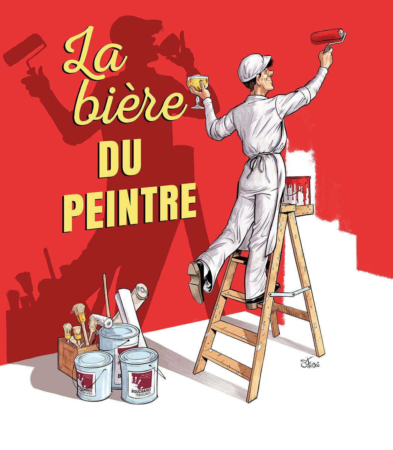 étiquette La Bière du Peintre