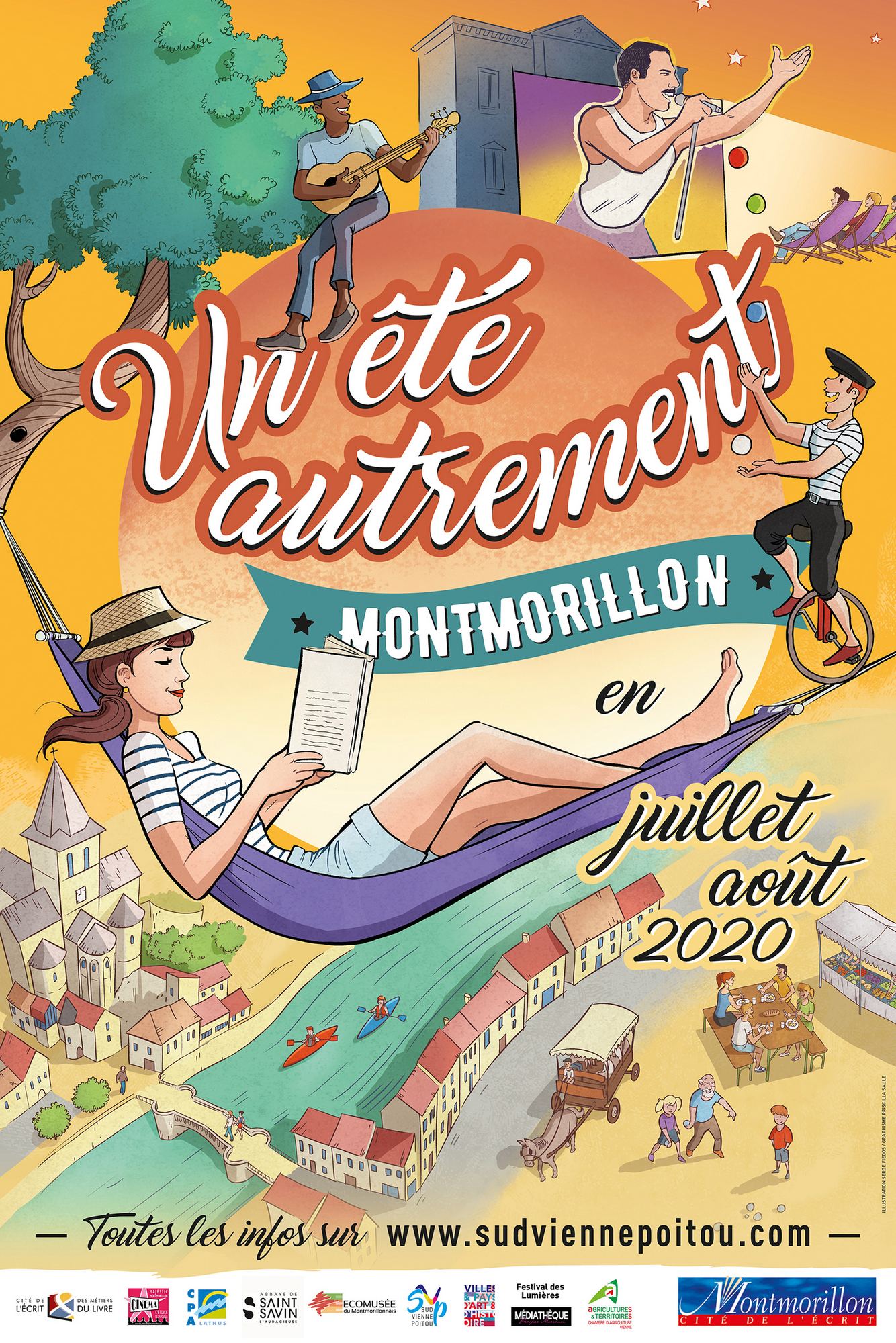 Affiche un été autrement Montmorillon 2020