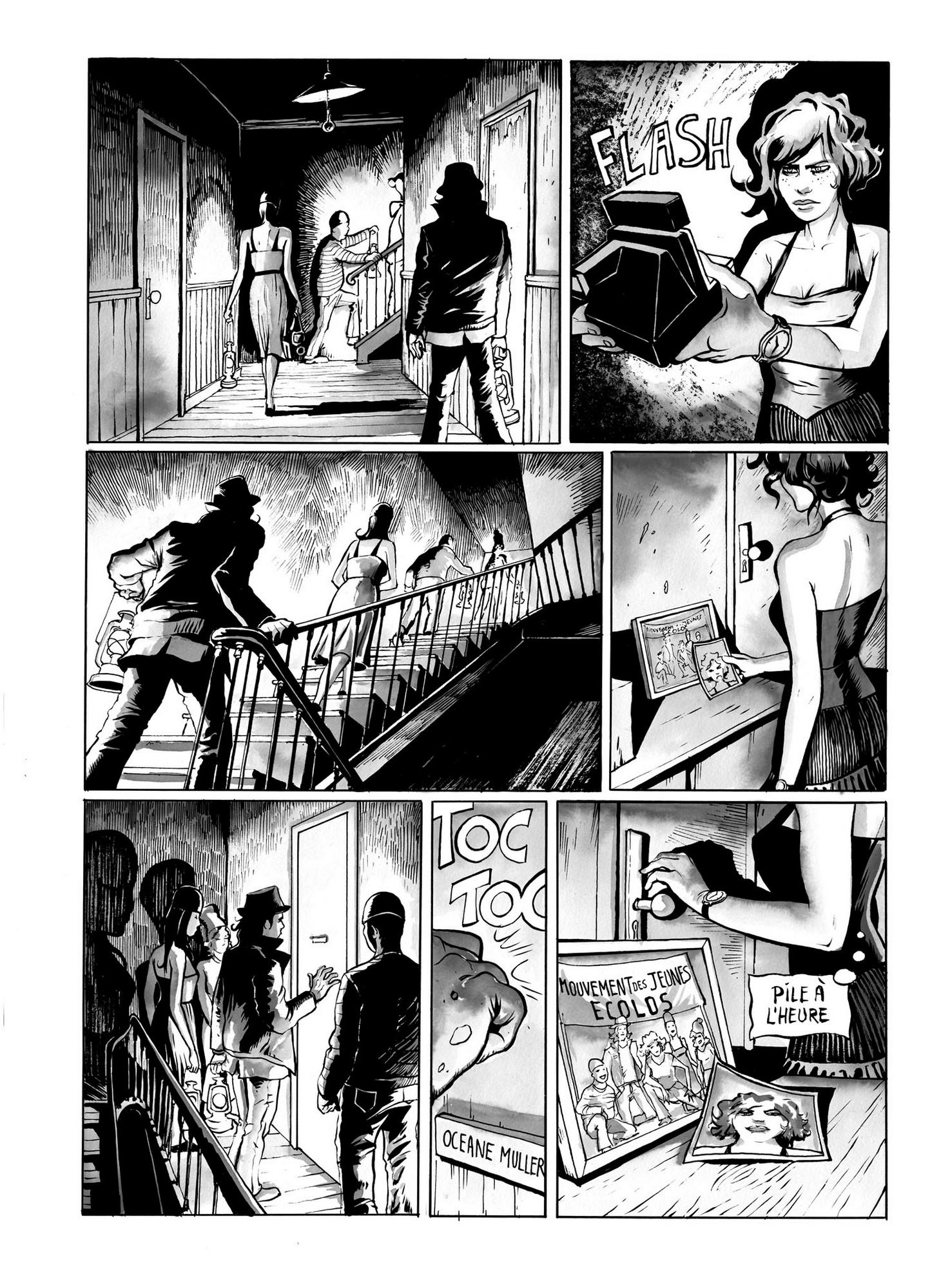 Planche 11 en noir et blanc