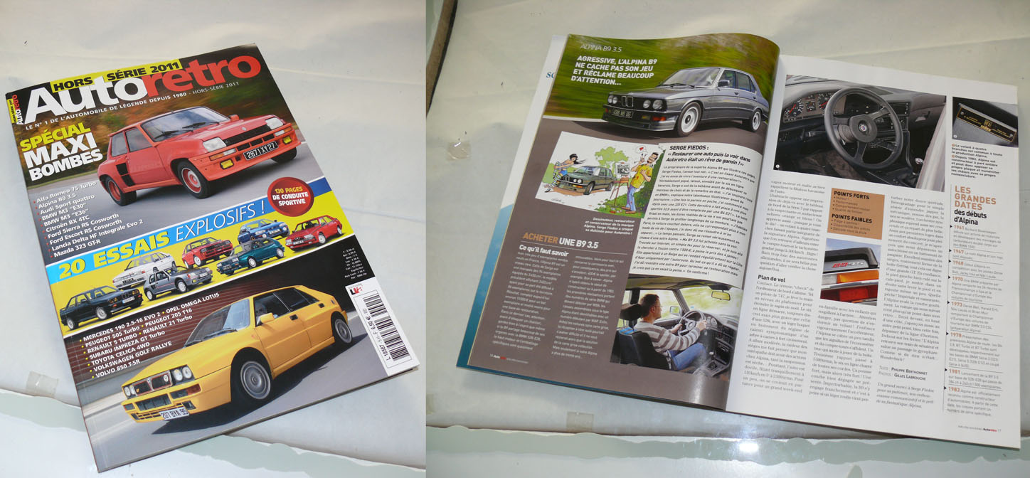 l'article du magazine Auto Rétro