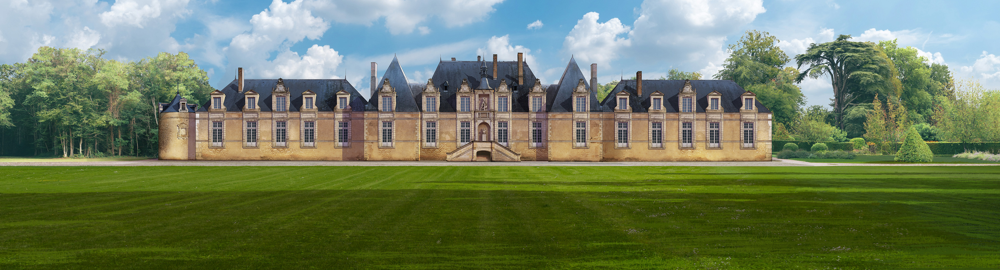 la fresque murale du château