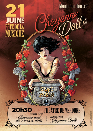 Affiche concert Cheyenne Doll