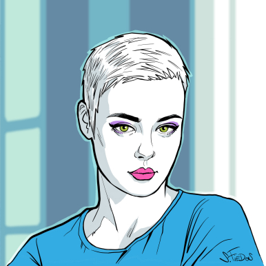 Stefania Ferrario digital portrait