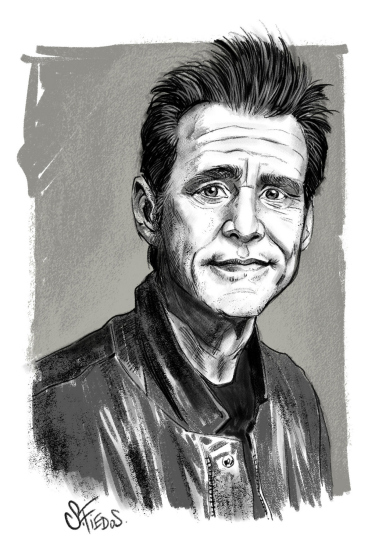 Jim Carrey digital portrait