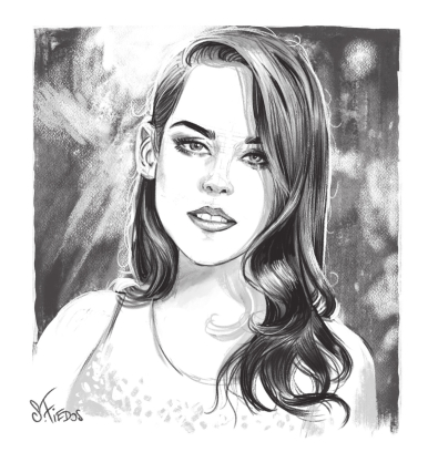 Kristen Stewart digital portrait