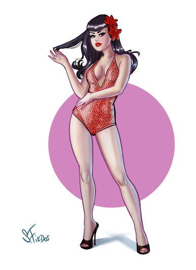 Erin femme fatale pinup