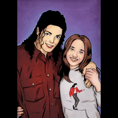 Michael Jackson et Maëlle