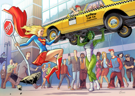 Shehulk VS Supergirl